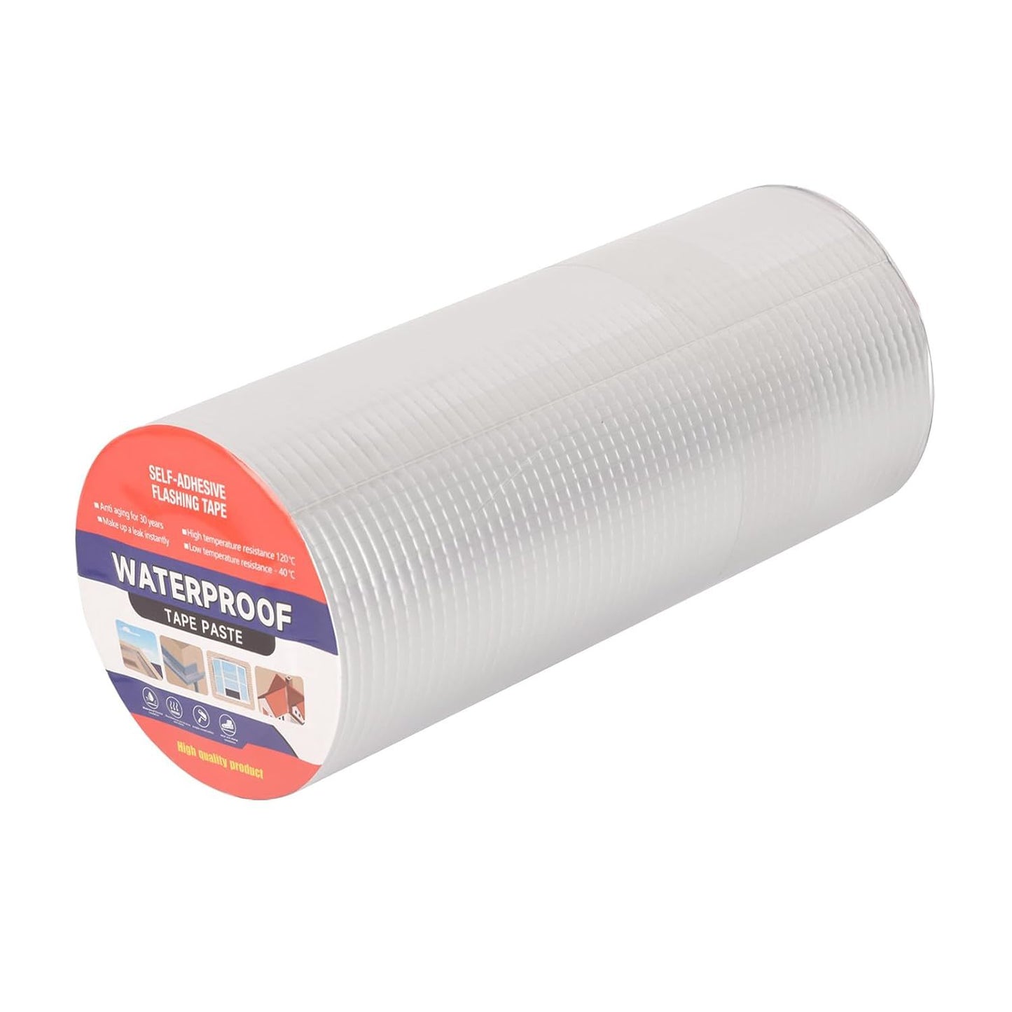 Waterproof Aluminum Butyl Tape – Heavy-Duty Adhesive for Leaks, RV Repairs, Glass Patching, Air Mattress Fixes, Window Caulking, Boat Sealing, and Roof Patching